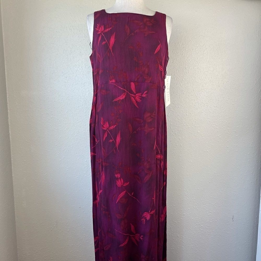 NWT Norton McNaughton Floral Maxi Dress Size S